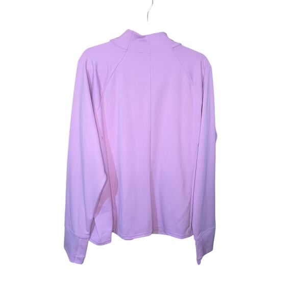 Isabella Quarter Zip Pullover Size 2X in Viola Purple - Picture 4 of 5